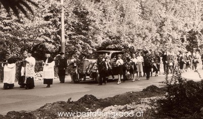 Trauerzug Rosa Knauer, 1964.